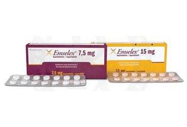 EMSELEX 15 MG 28 UZATILMIS SALIM TABLET